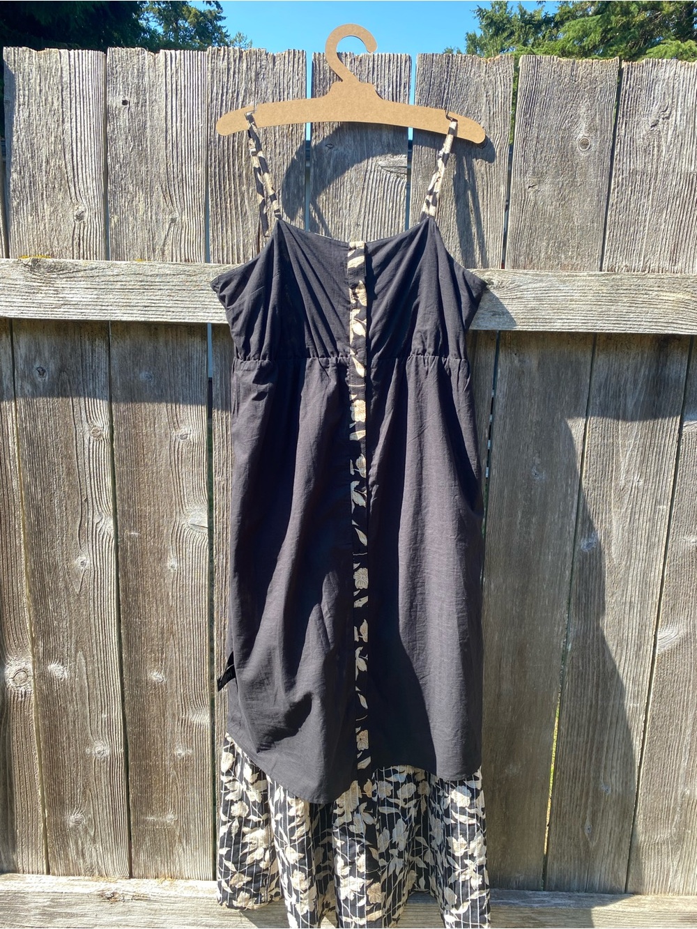 SANCTUARY NWT LARGE 
Women's Cotton Tiered
Picot Maxi Dress BANDANA PRINT - Picture 13 of 14